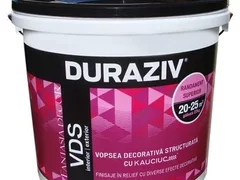 Vopsea decorativa structurata Fantasia Decor, Alba, duraziv cu Kauciuc®